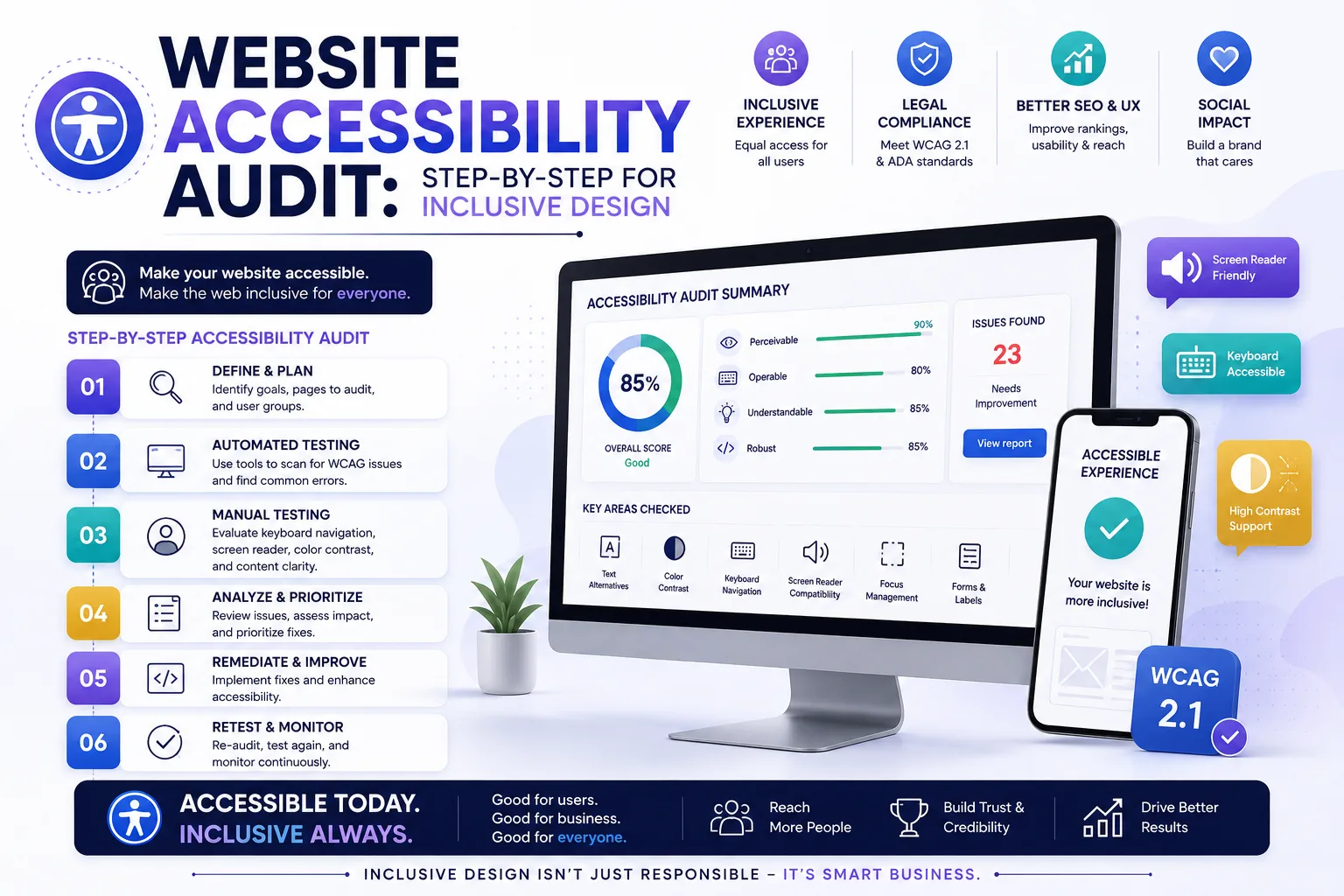 Website Accessibility Audit: Step-by-Step for Inclusive Design